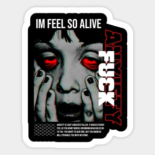 Fuck Anxiety Sticker